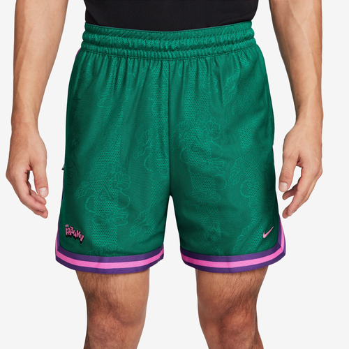 

Nike Mens Nike GA Dri-FIT 6" DNA Shorts - Mens Malachite/Purple Size M