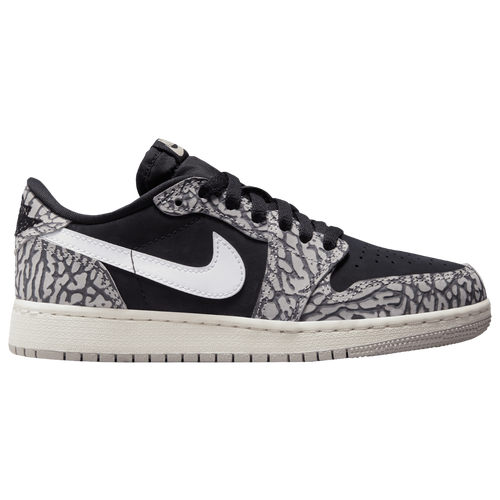 

Jordan Boys Jordan Retro 1 Low OG - Boys' Grade School Shoes Black/Grey Size 06.5