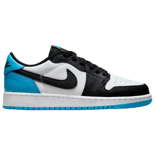 Jordan Air  1 Retro Low Og Sneakers In White/powder Blue/black