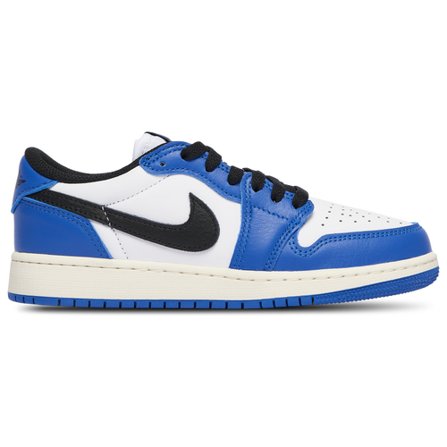 BOYS - Jordan Retro 1 Low OG - White/Blue Black