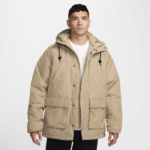 

Nike Mens Nike Club TF Parka - Mens Khaki/Khaki/Black Size 3XL