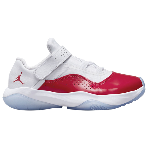 

Boys Preschool Jordan Jordan AJ 11 Comfort Low - Boys' Preschool Basketball Shoe White/Black/Red Size 11.0