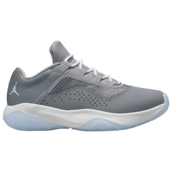 Boys' Grade School - Jordan AJ 11 Comfort Low - Gray/White
