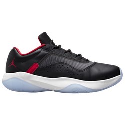 Girls' Grade School - Jordan AJ 11 Comfort Low - Black/University Red