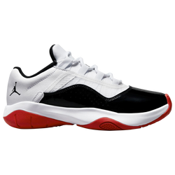 Girls' Grade School - Jordan AJ 11 Comfort Low - White/Black/Red