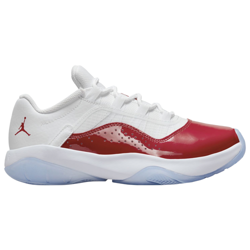 

Jordan Boys Jordan AJ 11 Comfort Low - Boys' Grade School Basketball Shoes White/Red/Black Size 07.0