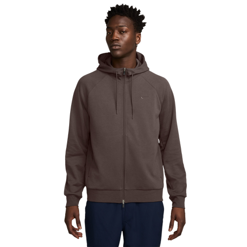 MENS - Nike Dri-FIT UV Primary Full-Zip Hoodie - Baroque Brown