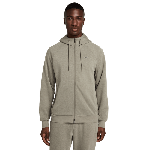 Nike Dri-FIT UV Primary Full-Zip Hoodie - Nike Light Army/Heather