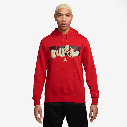 

Nike Mens Nike JA Club BB Pullover Hoodie - Mens Red/Black Size M