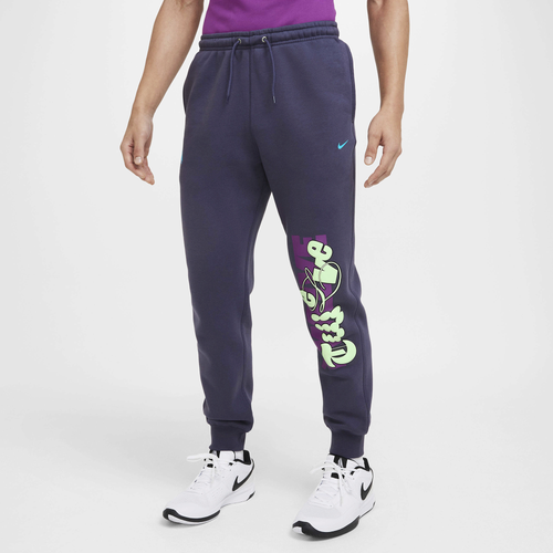 

Nike Mens Nike JA Club BB Jogger Pants - Mens Dark Raisin/Baltic Blue Size XL