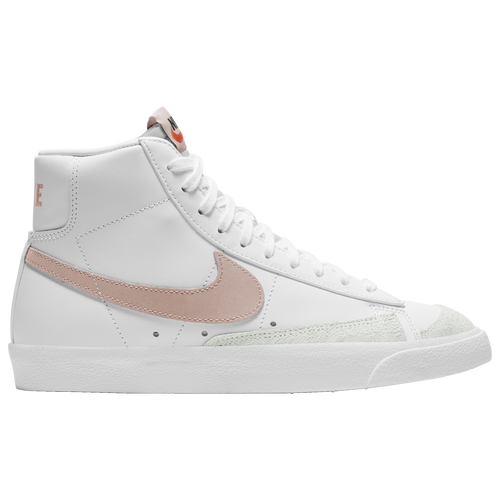 Nike Blazer Mid '77 Cz1055-118 Women's White Peach Leather Sneaker Shoes Yup22 In White/pink