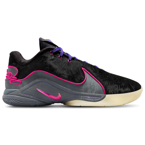Men's - Nike LeBron XXII Blacklight - Purple/Green Black
