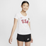 Nike Olympic Tokyo20 T-Shirt - Girls' Grade School White
