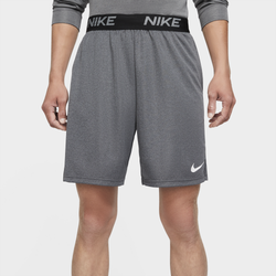 Men's - Nike Dry Veneer Train Football Shorts - Black/Smoke Gray Heather/White