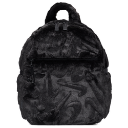 Women's - Nike NSW Futura Fur Mini Backpack - Black/Black/Black