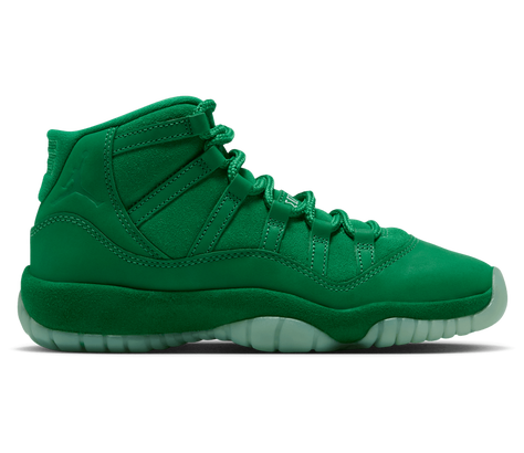 Grade School Jordan Retro 11 Green Screen