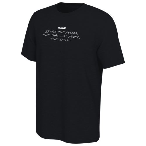 

Nike Mens Nike Lebron Score T-Shirt - Mens Black/Black Size S