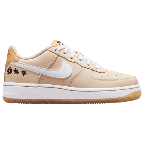 Nike Girls' Big Kids' Air Force 1 Low Se Casual Shoes In Sanddrift/white/twine/black
