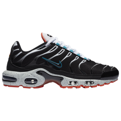 Mens - Nike Air Max Plus - Black/Turf Orange/Aquamarine