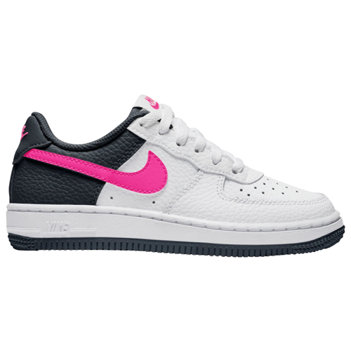 Nike Kids' Girls  Air Force 1 Low In Dark Obsidian/fierce Pink/white
