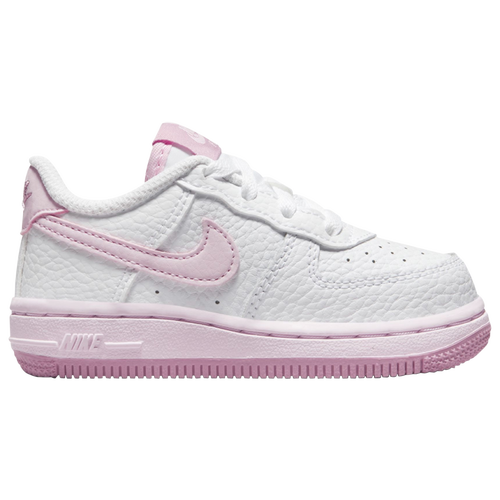 Nike Kids' Boys  Air Force 1 Low In White/pink Foam/elemental Pink