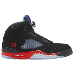 Men's - Jordan Retro 5 - Black/New Emerald/Fire Red