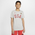 Nike Olympic Tokyo20 Eagle T-Shirt - Girls' Grade School Dark Grey Heather/Red