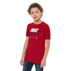 Boys' Grade School - Nike NSW Air T-Shirt - Red/Red/Red/White/White/White