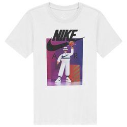 Boys' Grade School - Nike NSW Nike Air T-Shirt - White/Multi