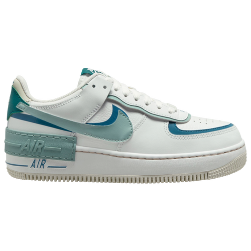 Shop Nike Womens  Air Force 1 Shadow In Industrial Blue/summit White/mineral
