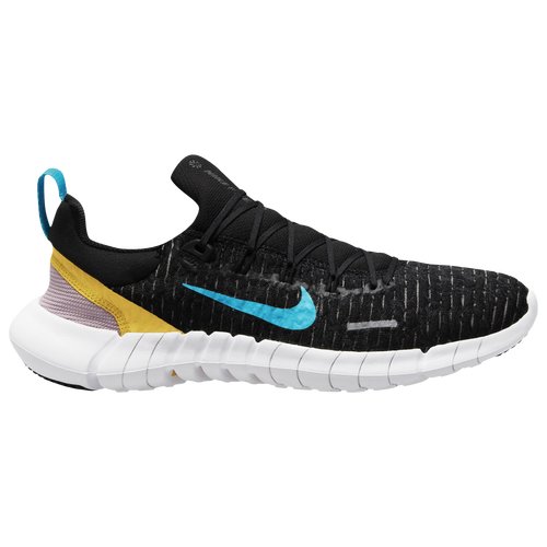 

Nike Mens Nike Free Run 5.0 '21 - Mens Running Shoes Black/Chlorine Blue Size 12.0