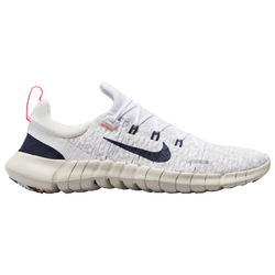 Men's - Nike Free Run 5.0 '21 - White/Obsidian/Light Orewood Brown