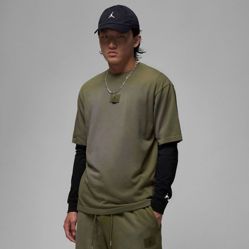 

Jordan Mens Jordan Flight Essential Wash 85 Crew - Mens Medium Olive Size L