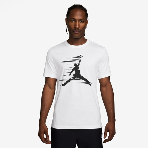 

Jordan Mens Jordan MVP JM Short Sleeve Crew - Mens White/Black Size M