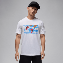 Men's - Jordan Flight Essential Short Sleeve Crew - White/Black