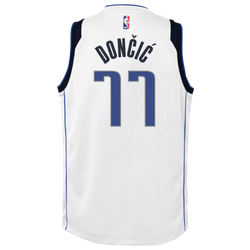 Boys' Grade School - Nike NBA Swingman Jersey - White
