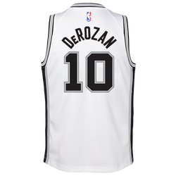Boys' Grade School - Nike NBA Swingman Jersey - White