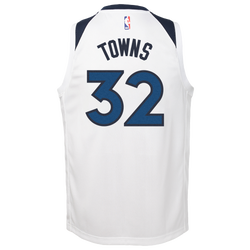 Boys' Grade School - Nike NBA Swingman Jersey - White