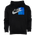 Nike Split Logo Pullover Hoodie - Men's Black/Blue