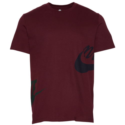 

Nike Mens Nike Split Logo T-Shirt - Mens Maroon/Black Size S