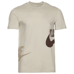 Men's - Nike Split Logo T-Shirt - Brown/Brown