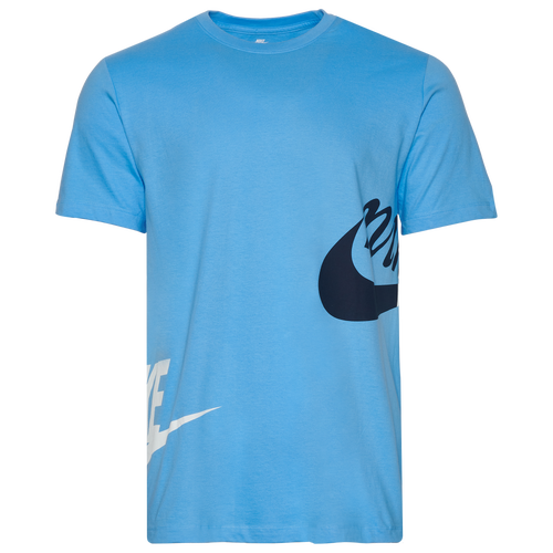 Nike Mens  Split Logo T-shirt In University Blue/white/black