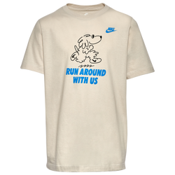 Boys' Grade School - Nike Run Around T-Shirt - Bone/Bone