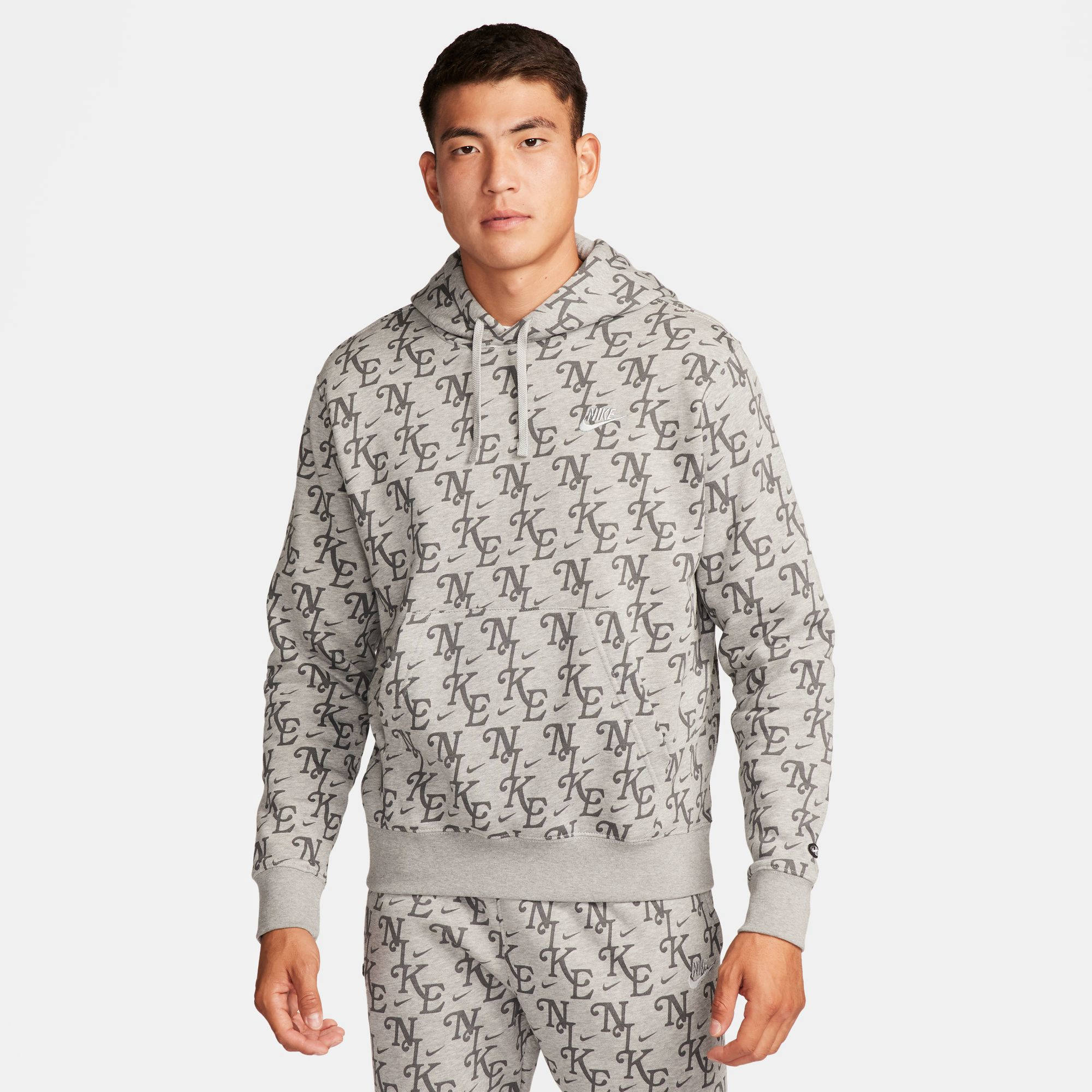 Nike m nsw club hoodie po bb aop online 1