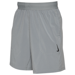 Men's - Nike Yoga Dri-FIT Woven Shorts - Particle Gray/Black