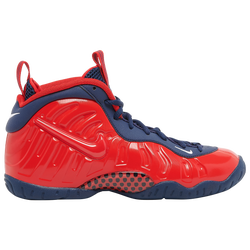 Boys' Grade School - Nike Little Posite Pro - Red/Navy/White