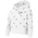 Nike NSW Crop Hoodie AOP - Girls' Grade School White/Lt Smoke Grey