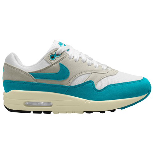 

Nike Womens Nike Air Max 1' 87 - Womens Running Shoes White/Teal Size 10.5