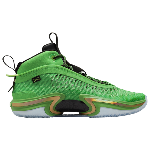 

Jordan Mens Jordan AJ XXXVI - Mens Basketball Shoes Green/Orange/Gold Size 8.5