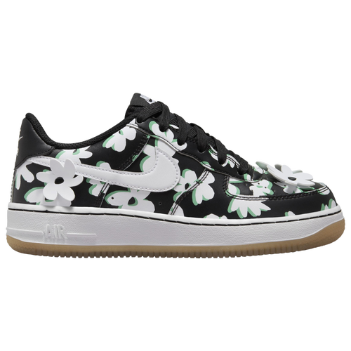 

Boys Nike Nike Air Force 1 LV8 1 - Boys' Grade School Shoe Black/White/Spring Green Size 06.5